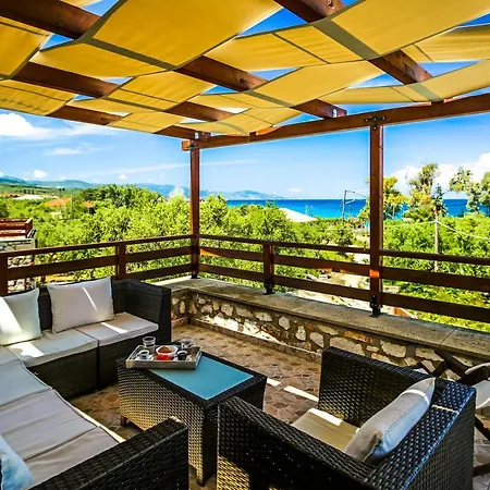 Diamante -seafront Stone For 5 With Stunning Sunset Views By Mana Gers * Ammoudi