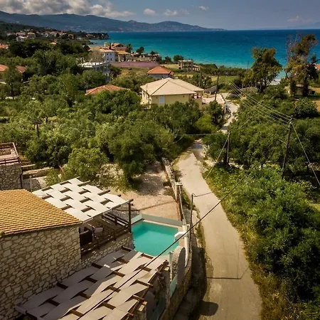 Diamante -seafront Stone For 5 With Stunning Sunset Views By Mana Gers * Ammoudi