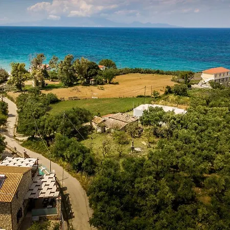 Diamante -seafront Stone For 5 With Stunning Sunset Views By Mana Gers Villa Ammoudi